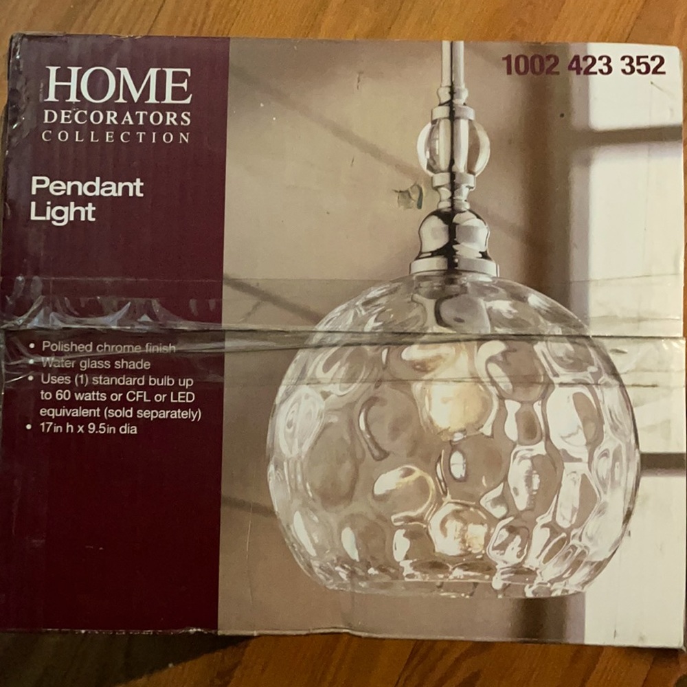 Home decorators collection pendant light